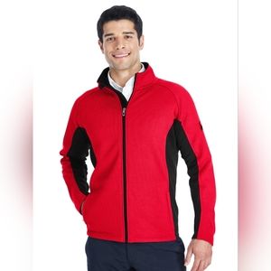 Spyder men's red & black constant zip front jacket. Size M NWT